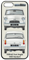 Ford Anglia 105E Standard 1959-63 Phone Cover Vertical